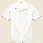 Seersucker Camp Shirt - White - Alex Mill - STAG Provisions - Tops - S/S Woven - Other Pattern
