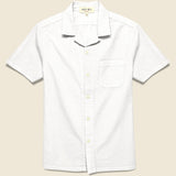 Seersucker Camp Shirt - White - Alex Mill - STAG Provisions - Tops - S/S Woven - Other Pattern