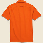 Seersucker Camp Shirt - Burnt Orange - Alex Mill - STAG Provisions - Tops - S/S Woven - Other Pattern