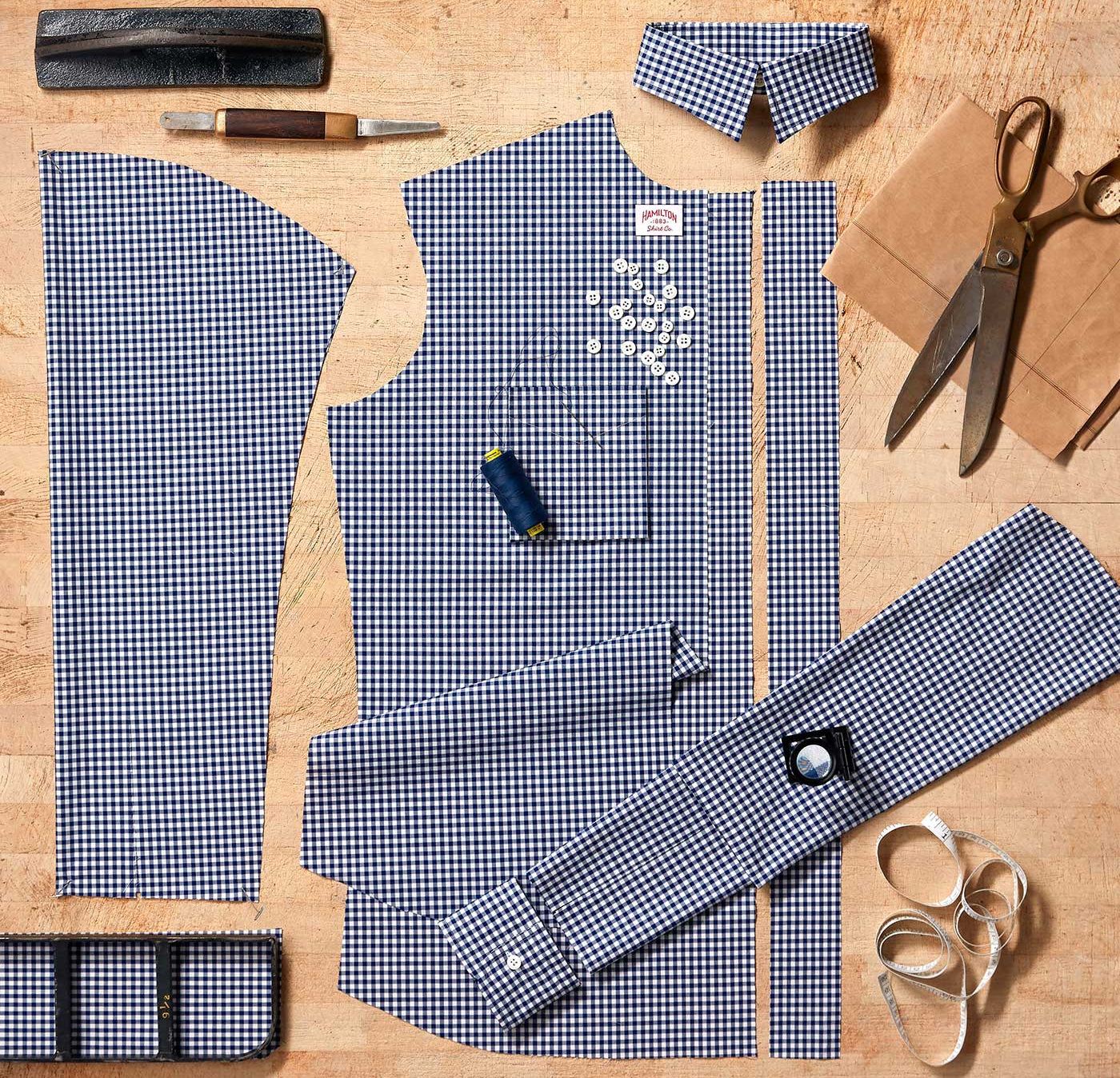 Set of Four Bespoke Hamilton Shirts - STAG's Grandest Gifts - STAG Provisions - Holiday - Deluxe